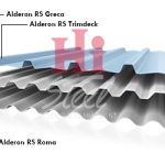 Atap Alderon RS Greca 1.2mm X 688mm X 1.8m (Single Layer)
