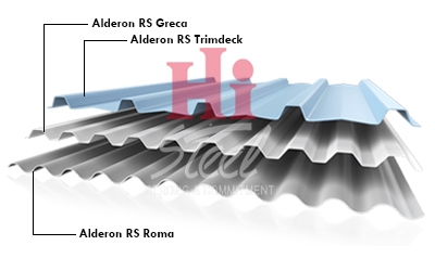 Atap Alderon RS Greca 1.2mm X 688mm X 1.8m (Single Layer)