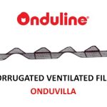 Corrugated Ventilated Filler 61cm Black - Isi 100 pcs