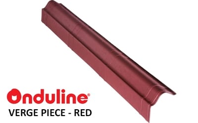 Verge Piece Onduvilla 104cm X 10.5cm X 11.4cm - Red