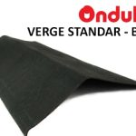 Verge Standar Onduline 110cm X 41cm X 3mm - Black
