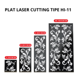 Plat Laser Cutting 120 X 240 X 2mm - Tipe HI 11
