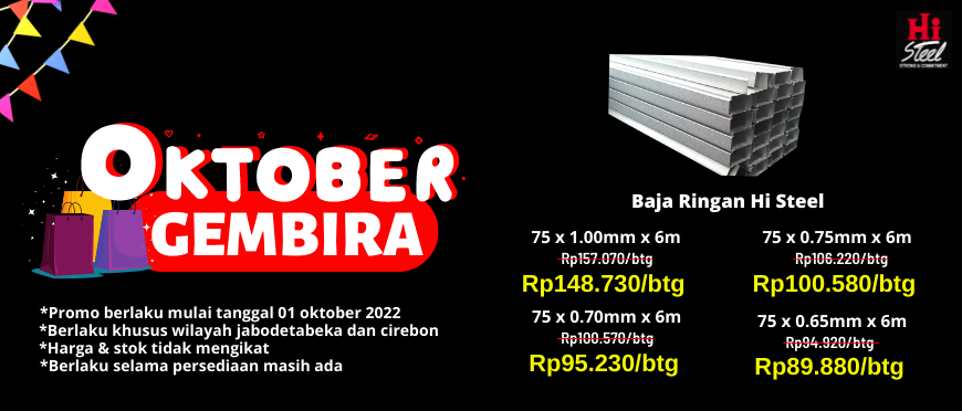 Promo Baja Ringan Hi Steel 1