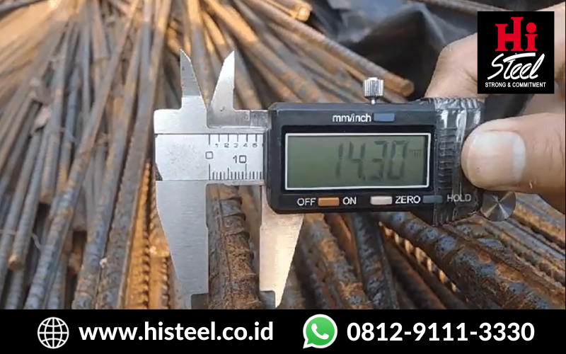 Kenali Besi Banci Beserta Ciri-Cirinya 1 Contoh Pengukuran Besi Banci dengan Sigmat - Hi Steel