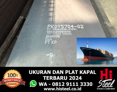 Ukuran dan Harga Plat Kapal Terbaru