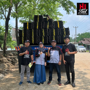 Pengiriman Besi WF - Padang