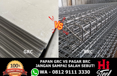 Papan GRC VS Papan BRC, Jangan sampai salah sebut!