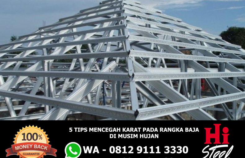 5 Tips Mencegah Karat pada Rangka Baja