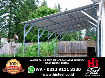 Wajib Tahu! Tips Mencegah Atap Metal Berisik Saat Hujan Deras