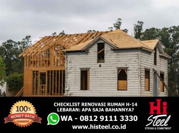 Checklist Renovasi Rumah H-14 Lebaran Apa Saja Bahannya